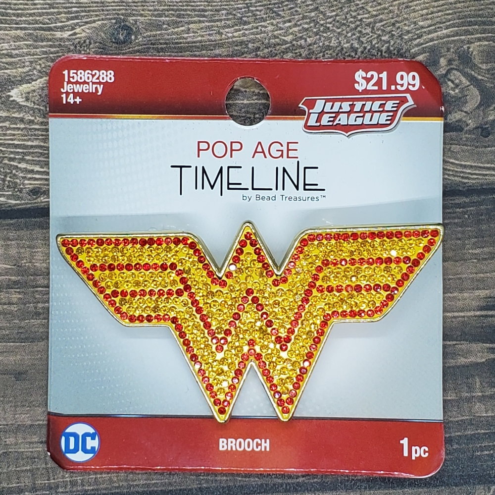 DC Timeline Wonder Woman Brooch
